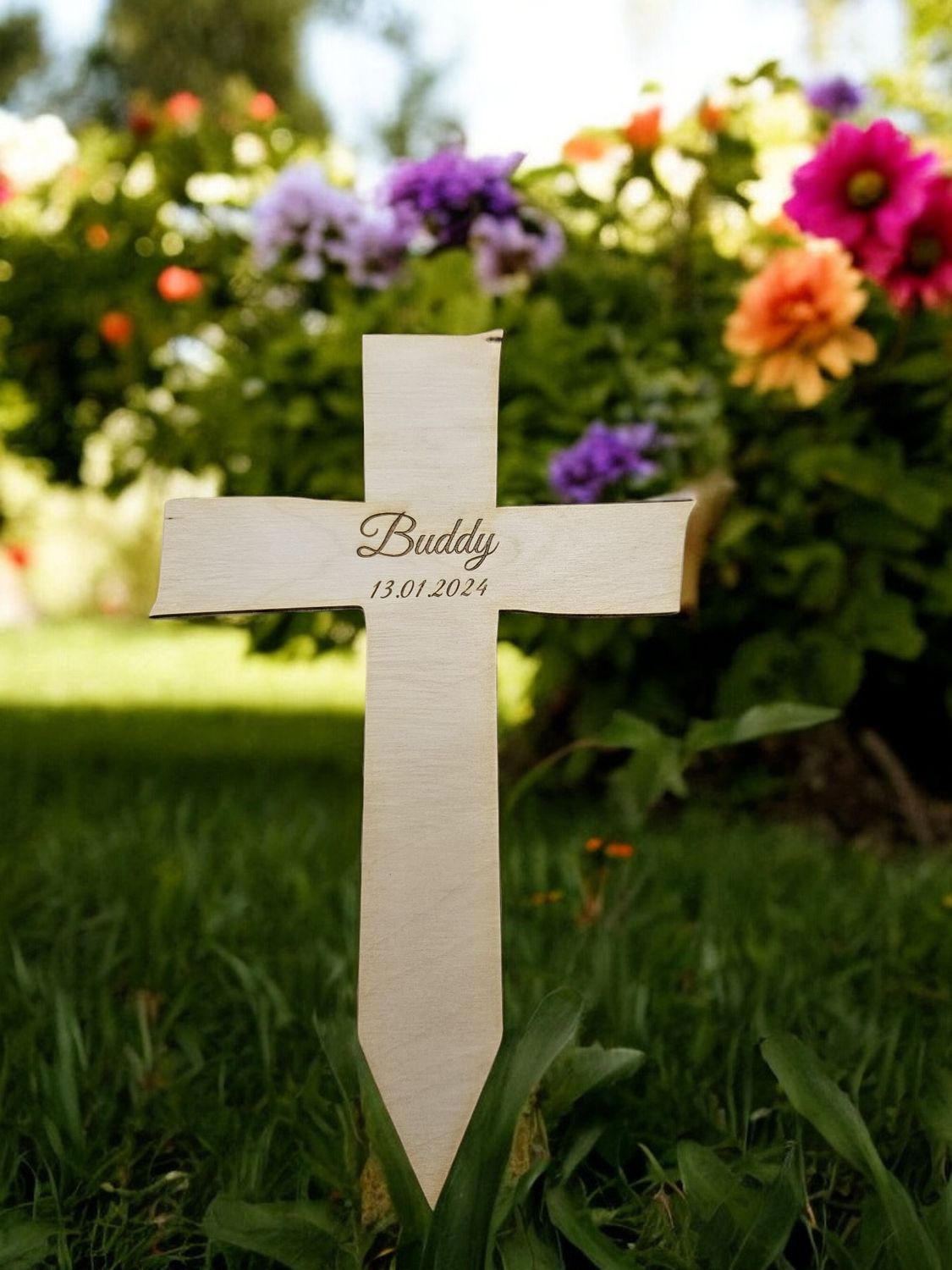 Holzkreuz für Kleintiere Buddy