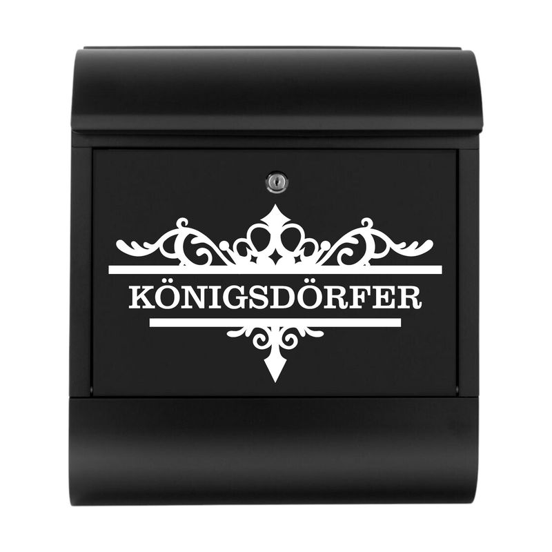 Briefkastenbeschriftung "Königsdörfer"