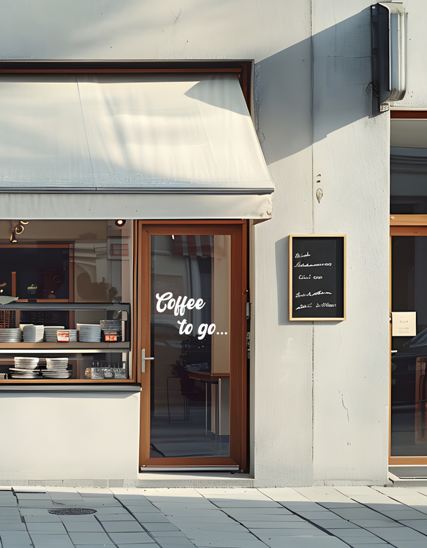 Coffee to go Aufkleber