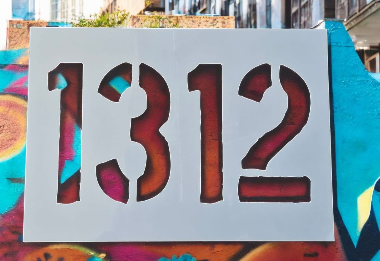 Graffiti Schablone 1312