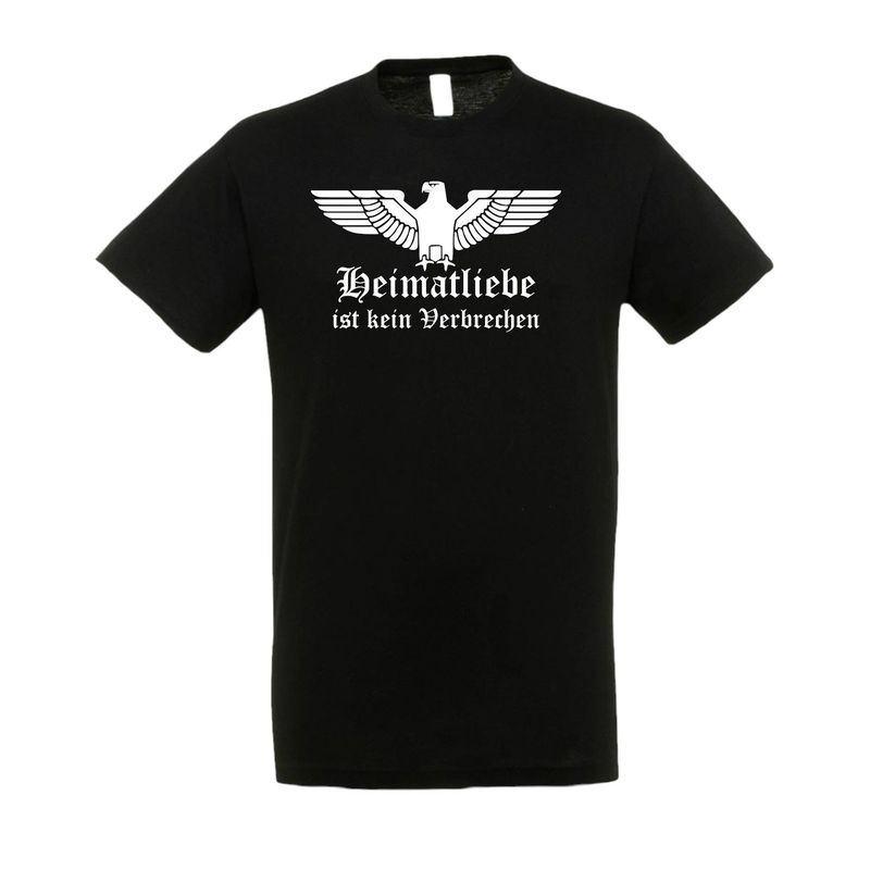 T-SHIRT HEIMATLIEBE IST KEIN VERBRECHEN
