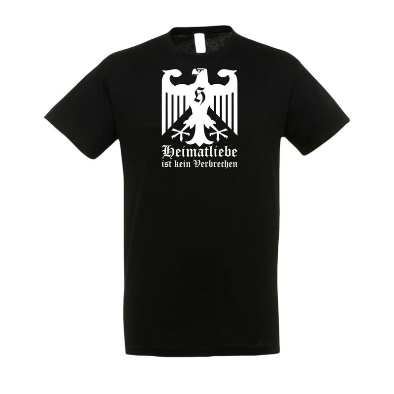 T-Shirt Adler Heimatliebe ist kein Verbrechen