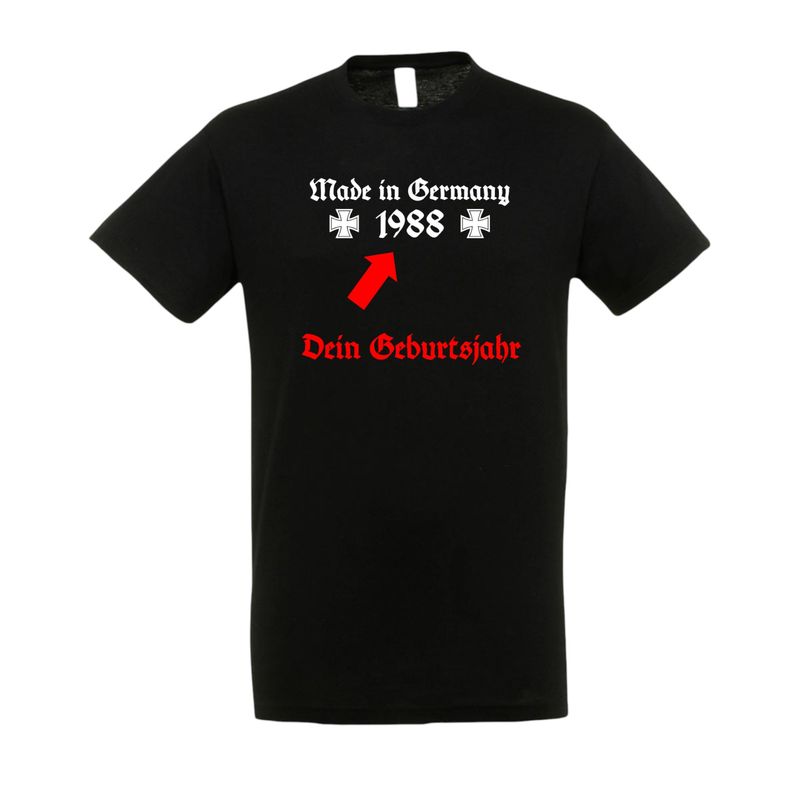 T-Shirt Deutsche Made in Germany Eisernes Kreuz