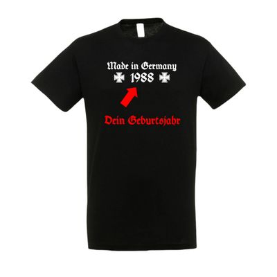 T-Shirt Deutsche Made in Germany Eisernes Kreuz