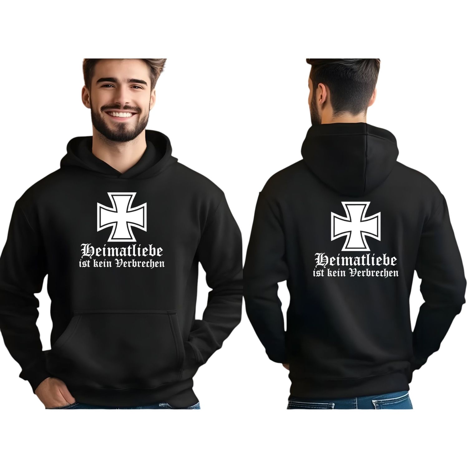 HOODIE HEIMATLIEBE EISERNES KREUZ HOODIE HEIMATLIEBE EISERNES KREUZ