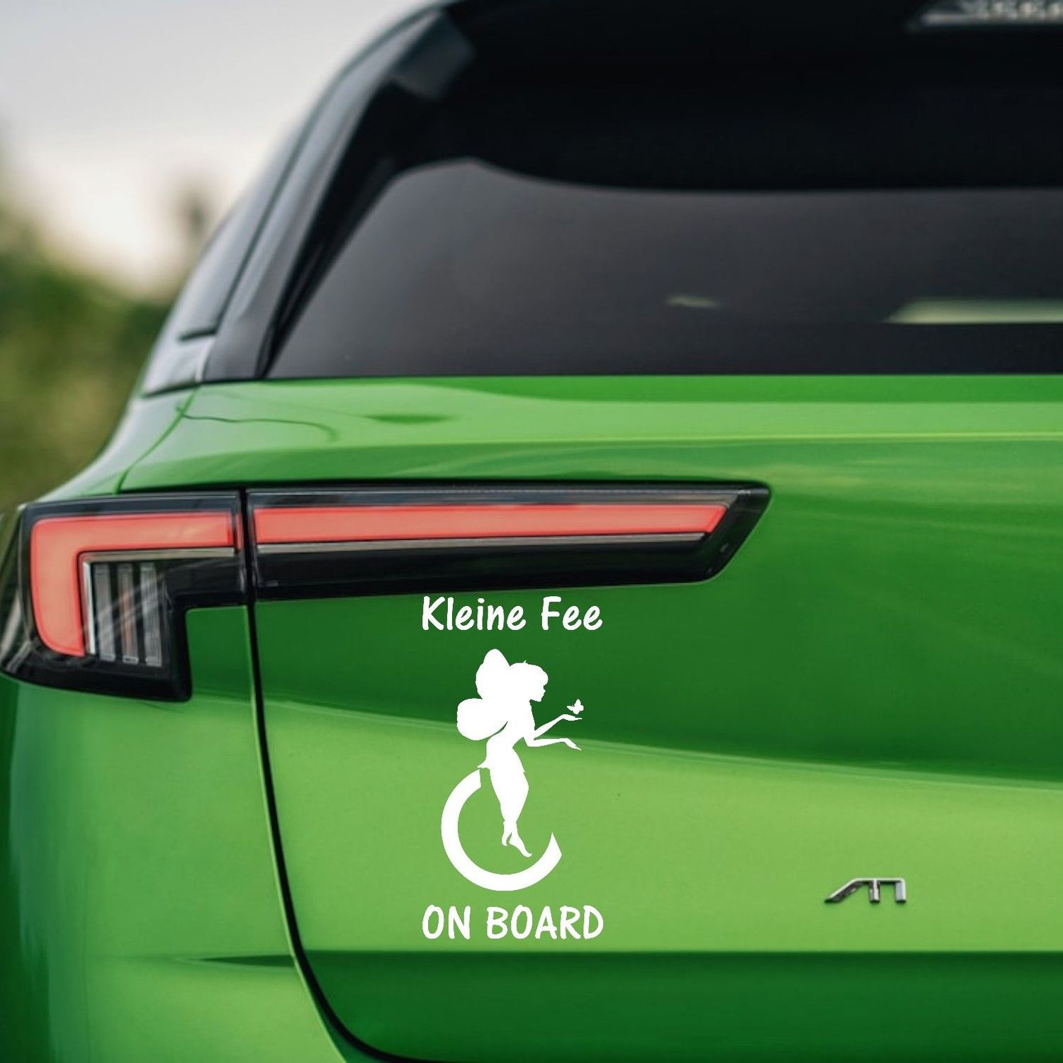 Aufkleber für Rollstuhlfahrer Aufkleber für Rollstuhlfahrer "Kleine Fee on Board"
