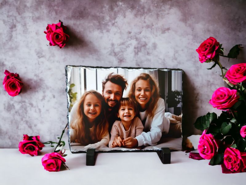 Schieferplatte mit Wunschdruck