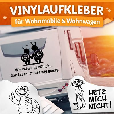 Aufkleber Wohnwagen / Wohnmobil