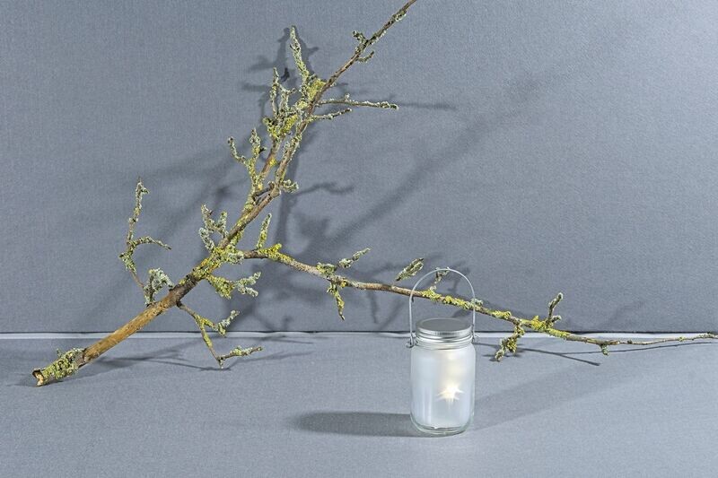 LED Hologramm-Windlicht