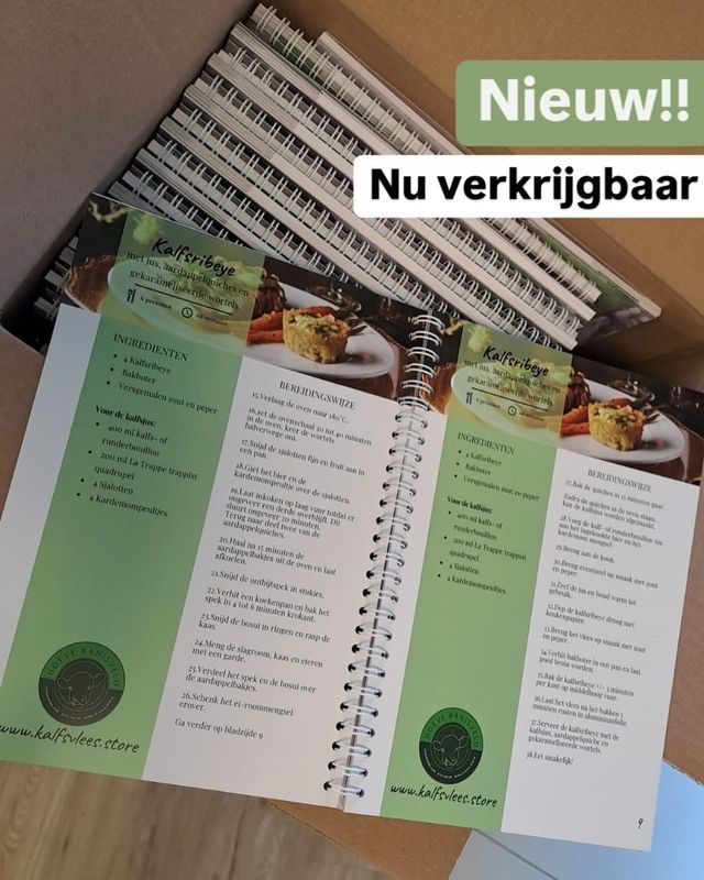 receptenboekje Hoeve Banisveld kalfvlees