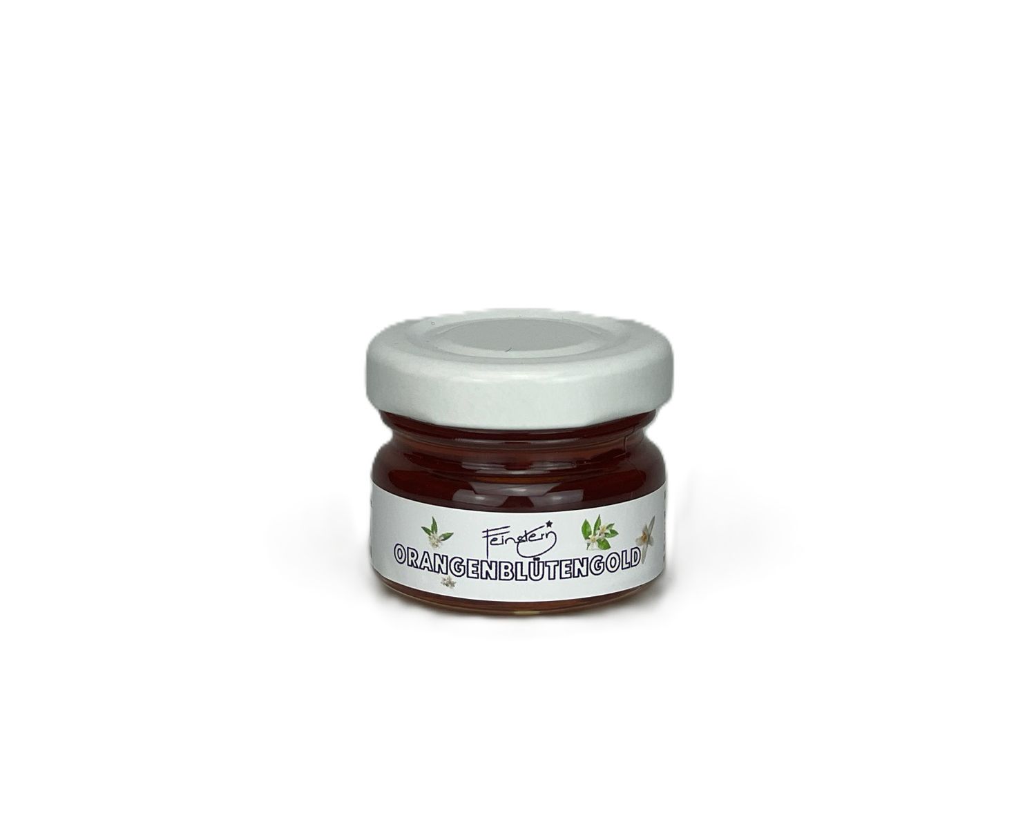 Orangenblüten Gold 30g Mini – Veganer Blütenaufstrich – Schweizer Gastgeschenk
