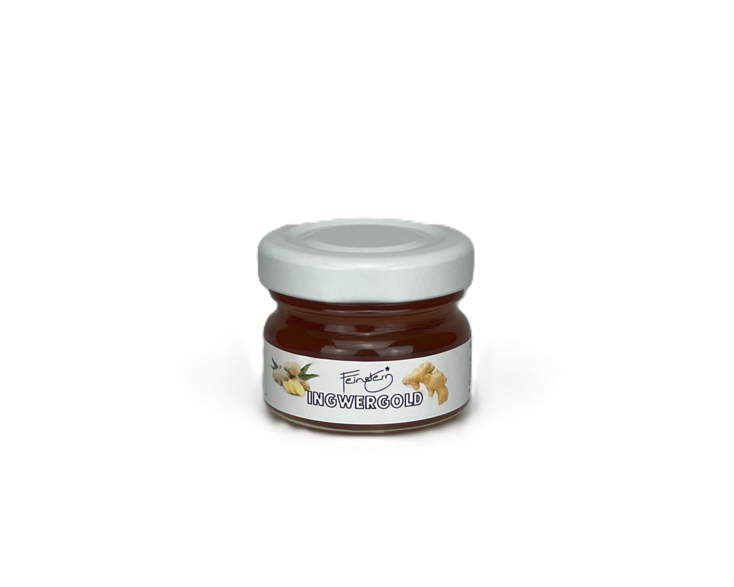 Ingwer Gold 30g Mini – Veganer Blütenaufstrich – Schweizer Gastgeschenk