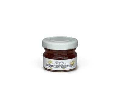 Lindenblüten Gold 30g Mini – Veganer Blütenaufstrich – Schweizer Gastgeschenk