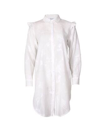 20TO lange blouse embroidery white