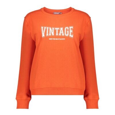 GEISHA Sweater vintage oranje