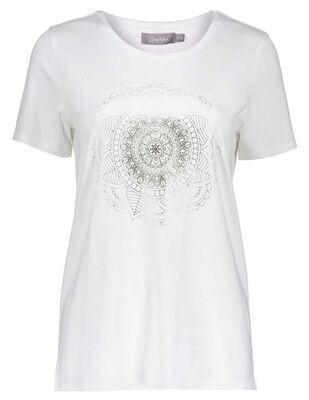 GEISHA Mandala t-shirt off white