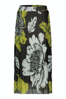 STUDIO ANNELOES Florine plisse flower skirt print