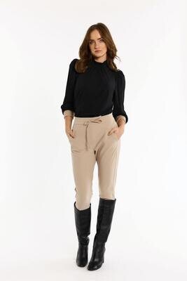 STUDIO ANNELOES Downstairs bonded trousers Sand