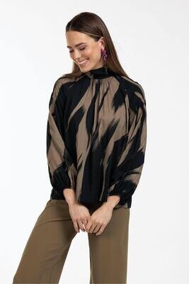 STUDIO ANNELOES Anais forest top Black/Earth