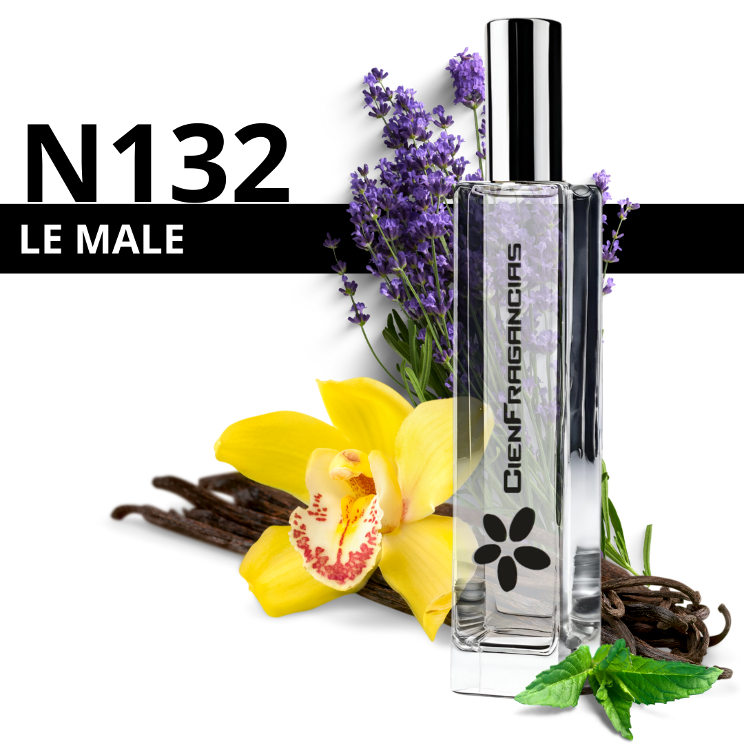 N 132 Le male, Formati disponibili:: 100 ML