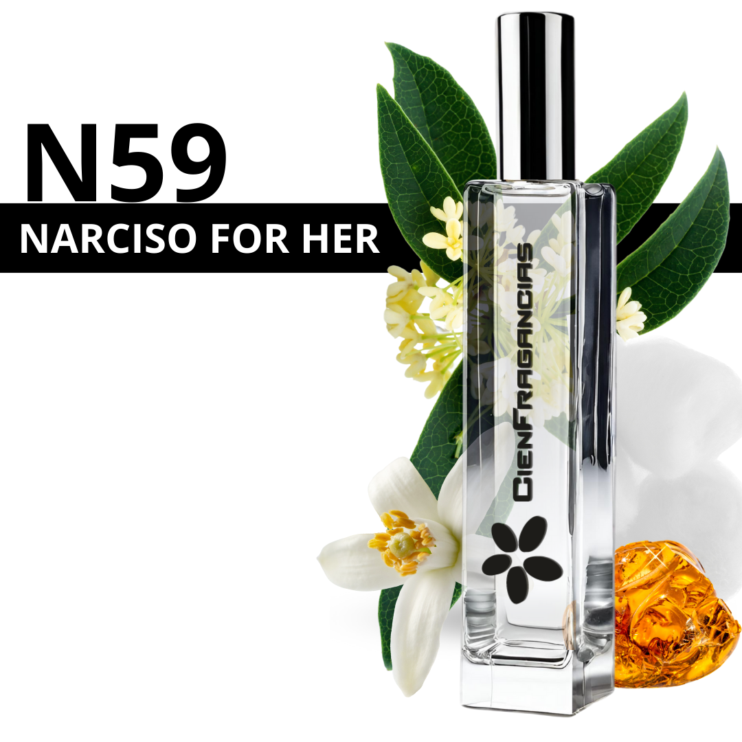 N 59 Narciso for her, Formati disponibili:: 100 ML