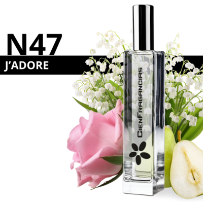 N 47 J&#39;adore, Formati disponibili:: 100 ML