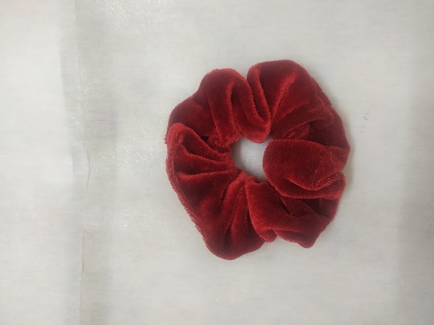 Velvet scrunchie