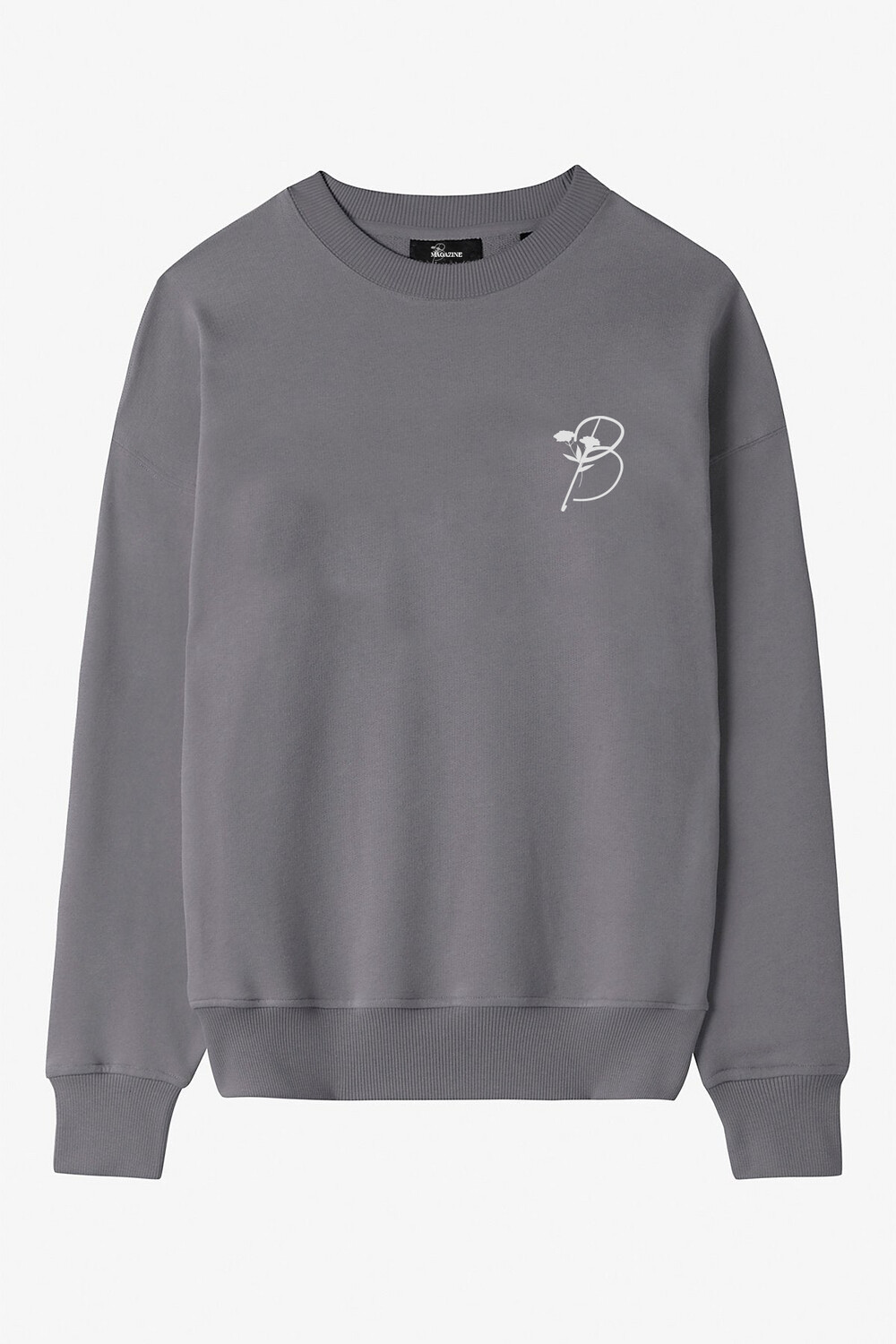 Sudadera B MAGAZINE Gris Ceniza