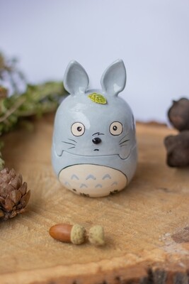 My Neighbor Totoro gift, Totoro ceramic jar, jewelry holder