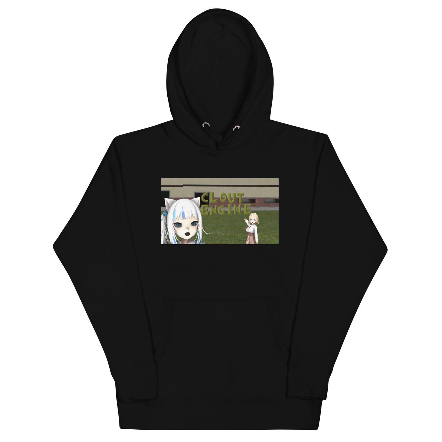 Spooky Ad Hoodie, Color: Black, Size: S
