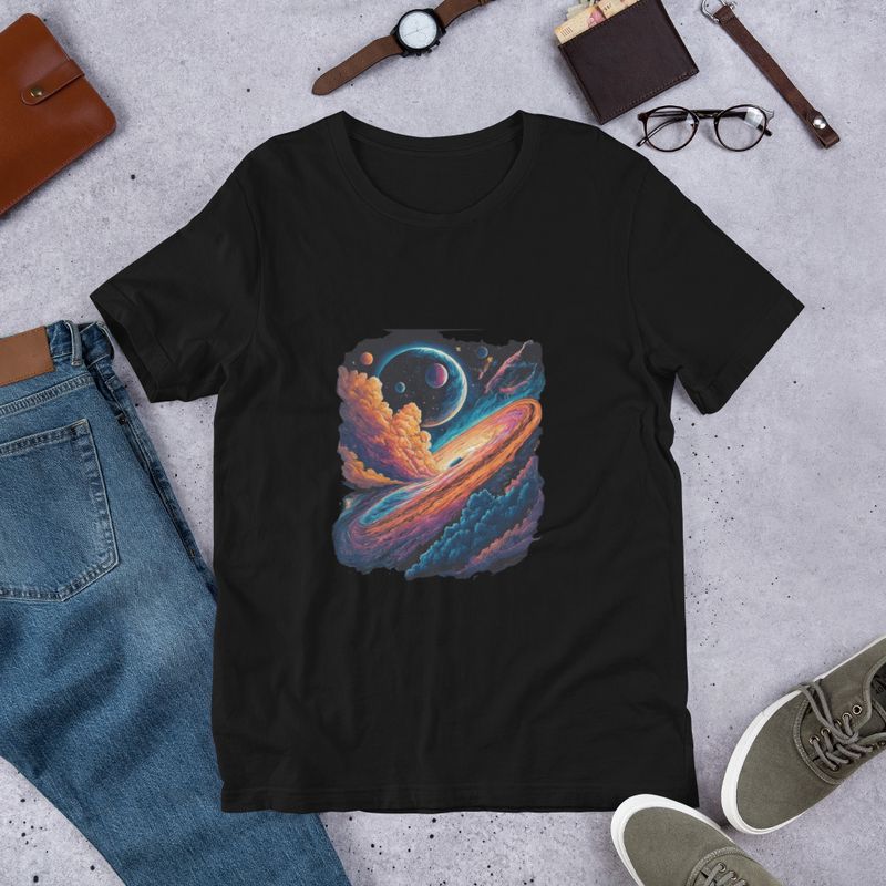 Psychonaut Unisex T-shirt, Psychedelic Trippy Shirt, Cosmic Art Tee, Retro Acid Graphic T-shirt, Space Journey Wear