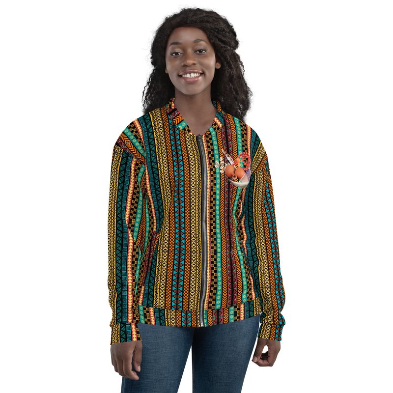 Igbo-Inspired Bomber Jacket – Bold Nigerian Style