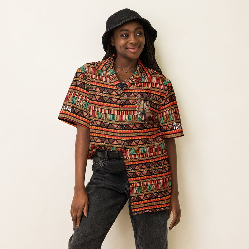 Bold, Proud, Balanta |Unisex button shirt