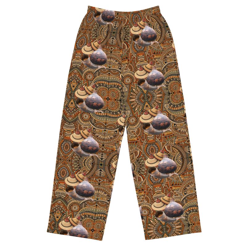 Fulani Wide-Leg Pants – Flowing Elegance.