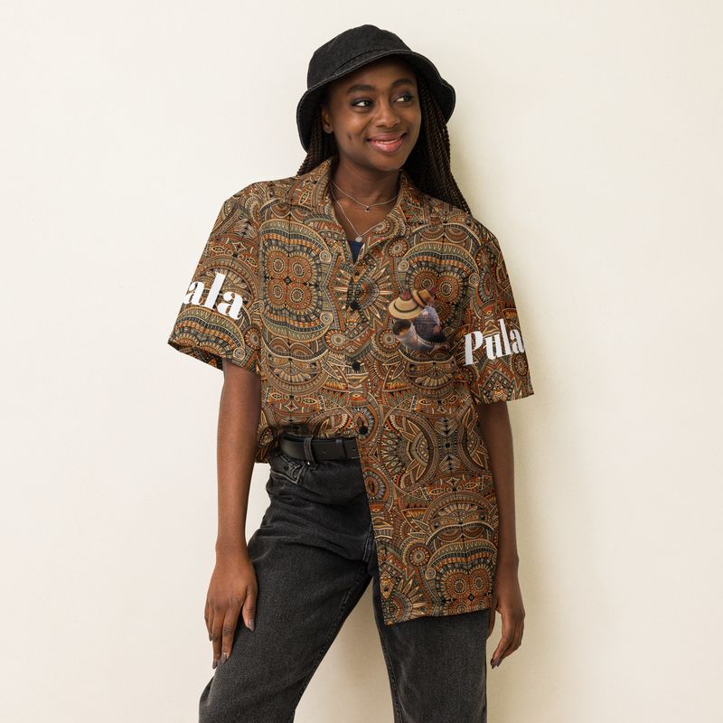 Fulani Essence T-Shirt – the Legacy, the Strength |Unisex button shirt
