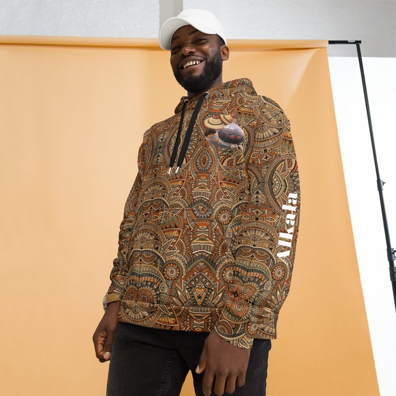 Nomadic Soul Hoodie – Fulani-Inspired Comfort &amp; Style |Unisex Hoodie