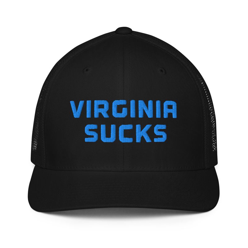 Virginia Sucks Trucker Cap – Bold and Unapologetic
