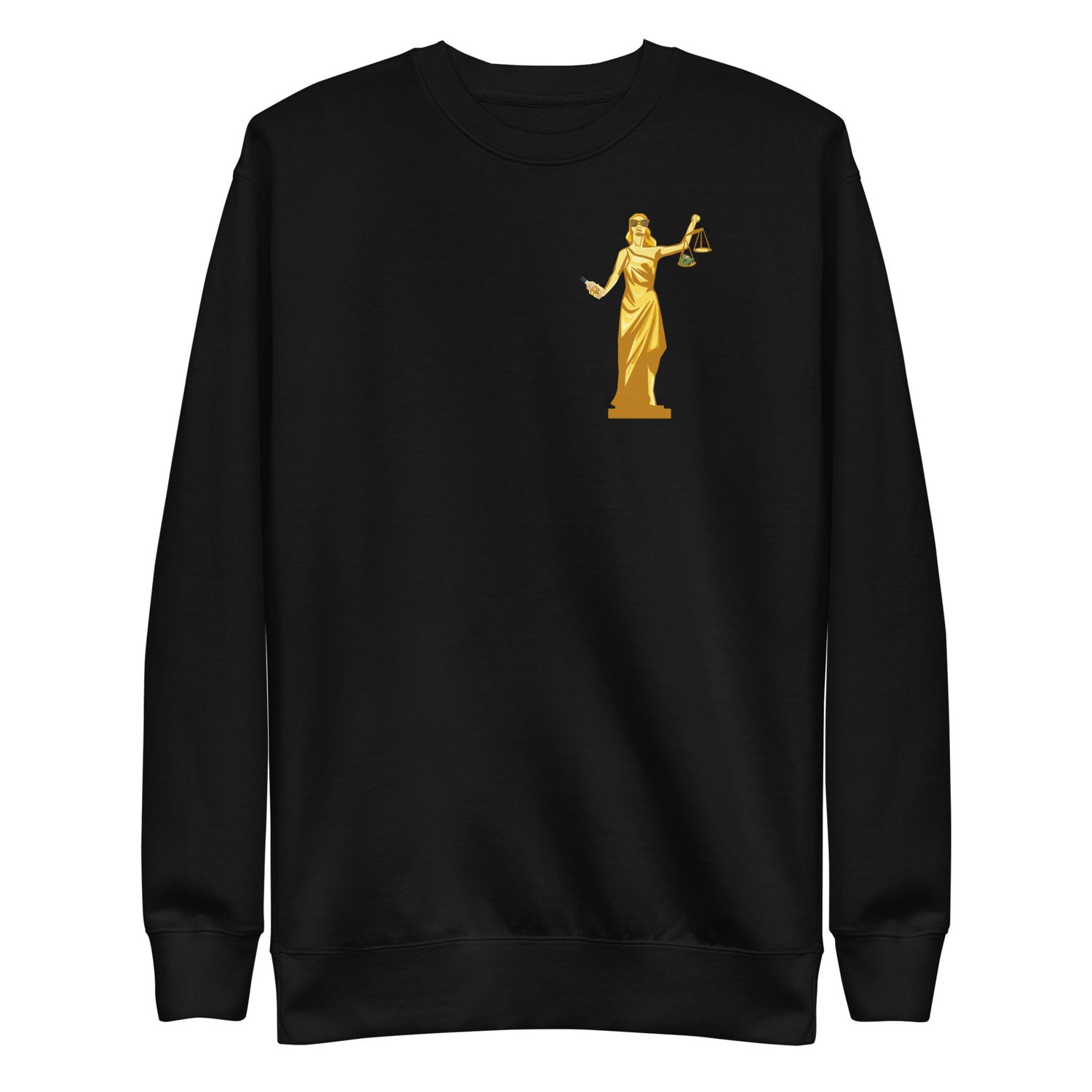 Drunk Lady Justice Sweatshirt | Unisex Premium Sweatshirt