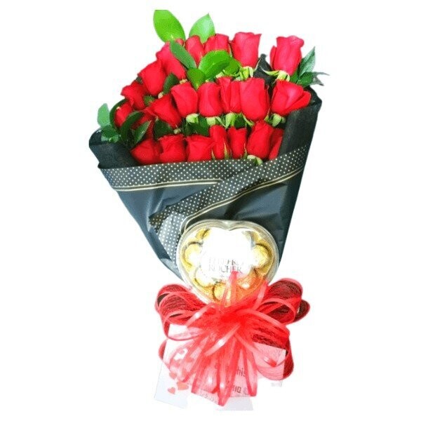 Bouquet De Rosas Con Chololates