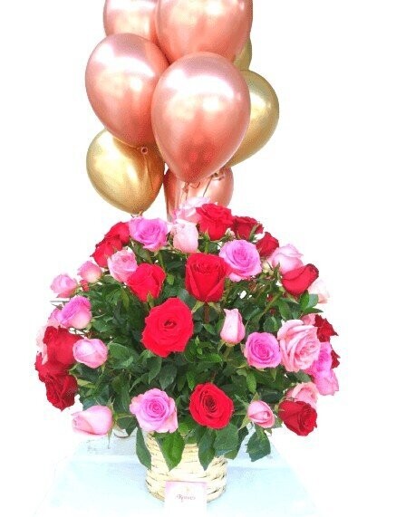 Arreglo Floral Redondo con rosas