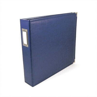 Binder - Classic Leather 12x12 Ring Colbalt