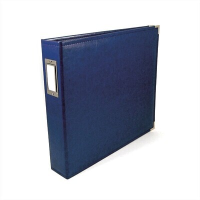 Binder - Classic Leather 12x12 Ring Country Blue