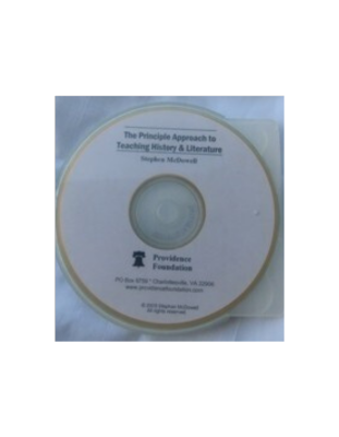Principle Approach Teaching History & Literature - CD