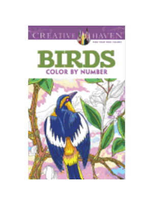 Birds Color by Number (Coloring Book)