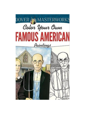 Color Your Own Famous American Paintings