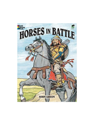 Coloring Book - Horses in Battle