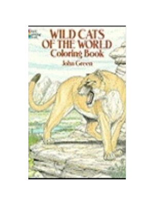 Wild Cats of the World (Coloring Book)
