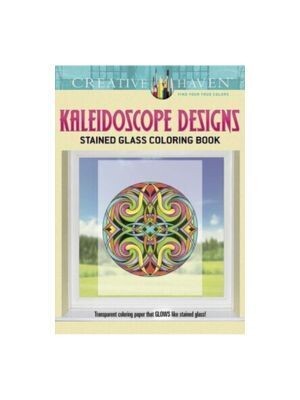 Kaleidoscope Designs Stained Glass (Coloring Book)