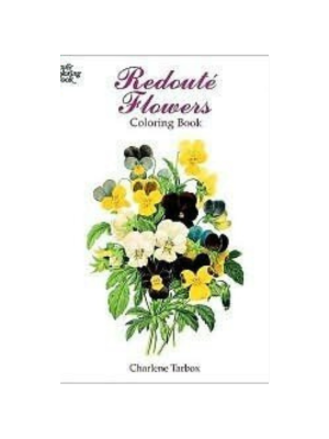 Redoute Flowers (Coloring Book)