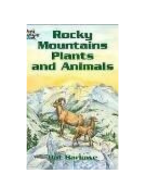 Rocky Mountains Plants and Animals (Coloring Book)